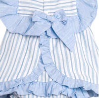 Imagen de Vestido de bebé niña de rayas con braguita