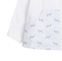 Imagen de Camisa de bebé niño con estampado de cebras y manga larga