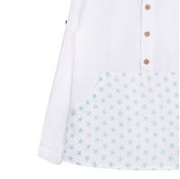Imagen de Camisa de niño con print estrellas y manga larga