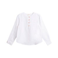 Imagen de Camisa de bebé niño en blanco y manga larga