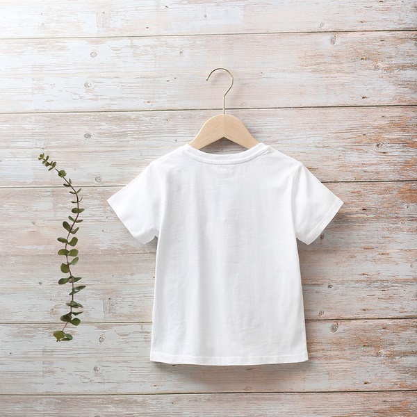 Imagen de Camiseta niño blanca con estampado de barco