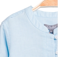 Imagen de Camisa de niño en azul claro y manga larga