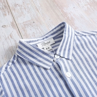 Imagen de Camisa niño náutica de rayas azules y blancas
