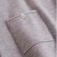 Imagen de Jersey gris de teen con bolsillos de punto suave