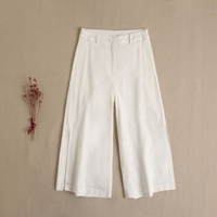 Imagen de Pantalón teen culotte en color blanco