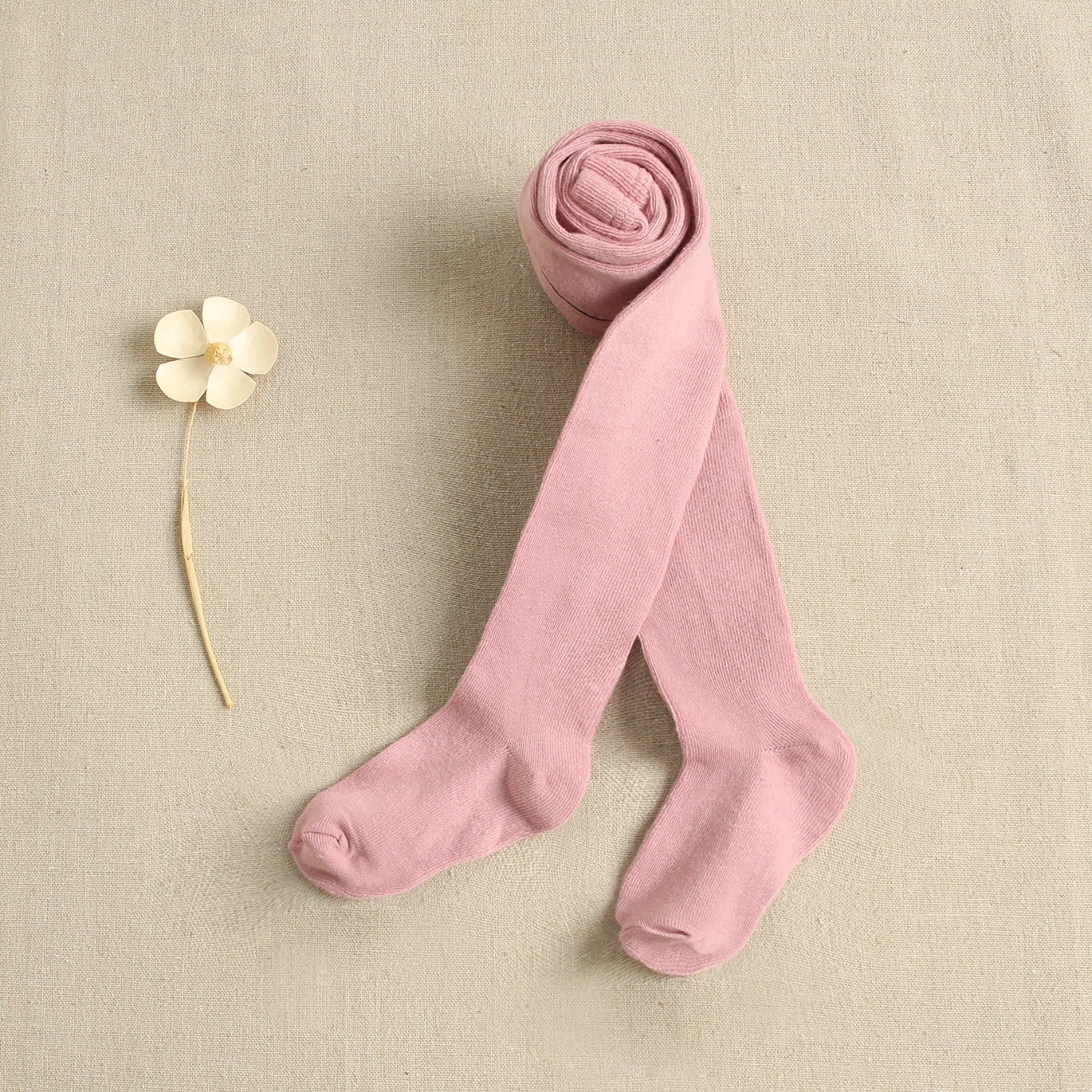 Imagen de Leotardo liso de niña en color rosa