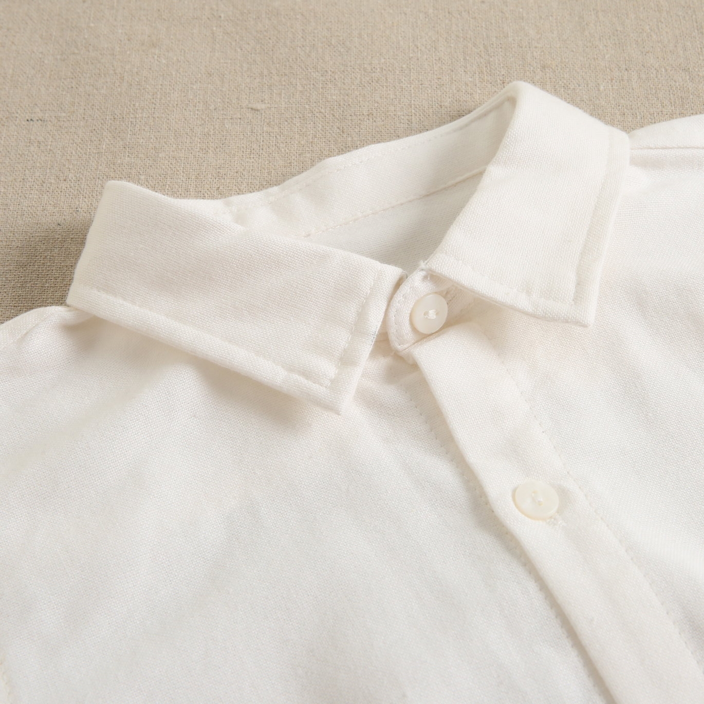 Imagen de Camisa de niño manga remangable blanca