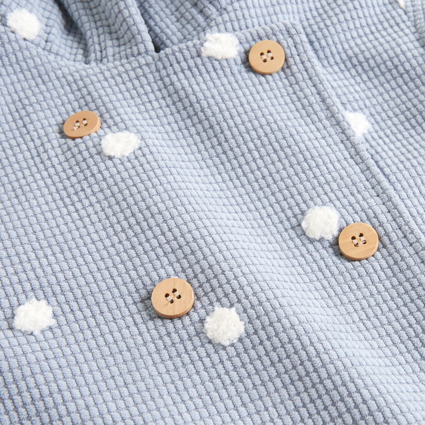 Imagen de Chaqueta de bebé de manga larga con cruce de botones