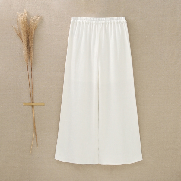 Imagen de Pantalón de niña largo blanco