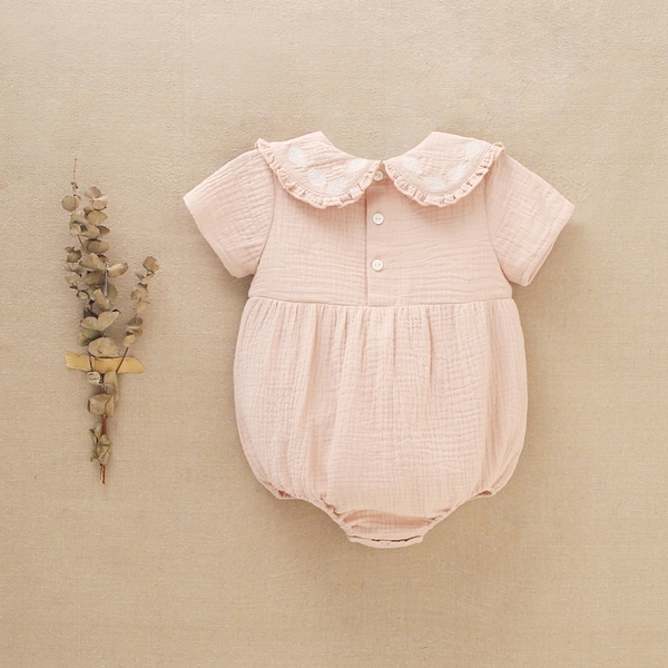 Imagen de Ranita de bebé niña en bambula color rosa palo