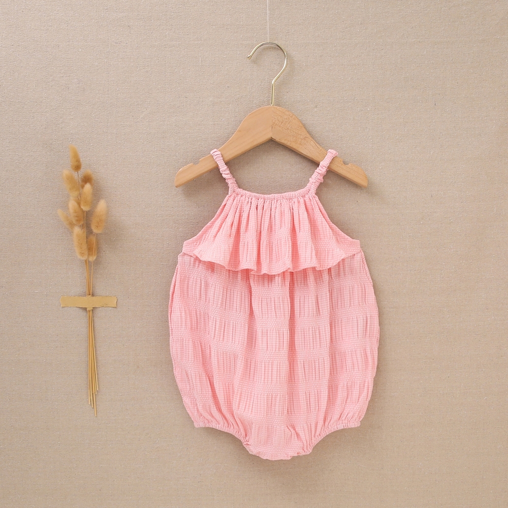 Imagen de Ranita de bebé niña de tirantes en color rosa