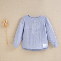 Imagen de Camisa de niño fluida en azul