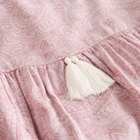 Imagen de Vestido de niña pasley rosa empolvado