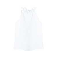 Imagen de Blusa de niña en blanco con cuello halter