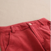 Imagen de Pantalon largo de niño de micropana en color rojo