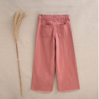 Imagen de Pantalón largo culotte de niña en color rosa maquillaje