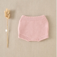 Imagen de Conjunto de bebé de punto con chaqueta y ranita en rosa